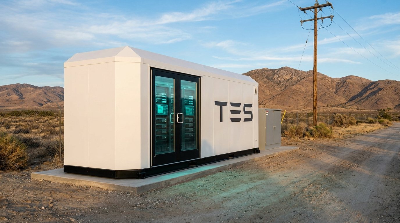 TES unit at a remote off-grid site