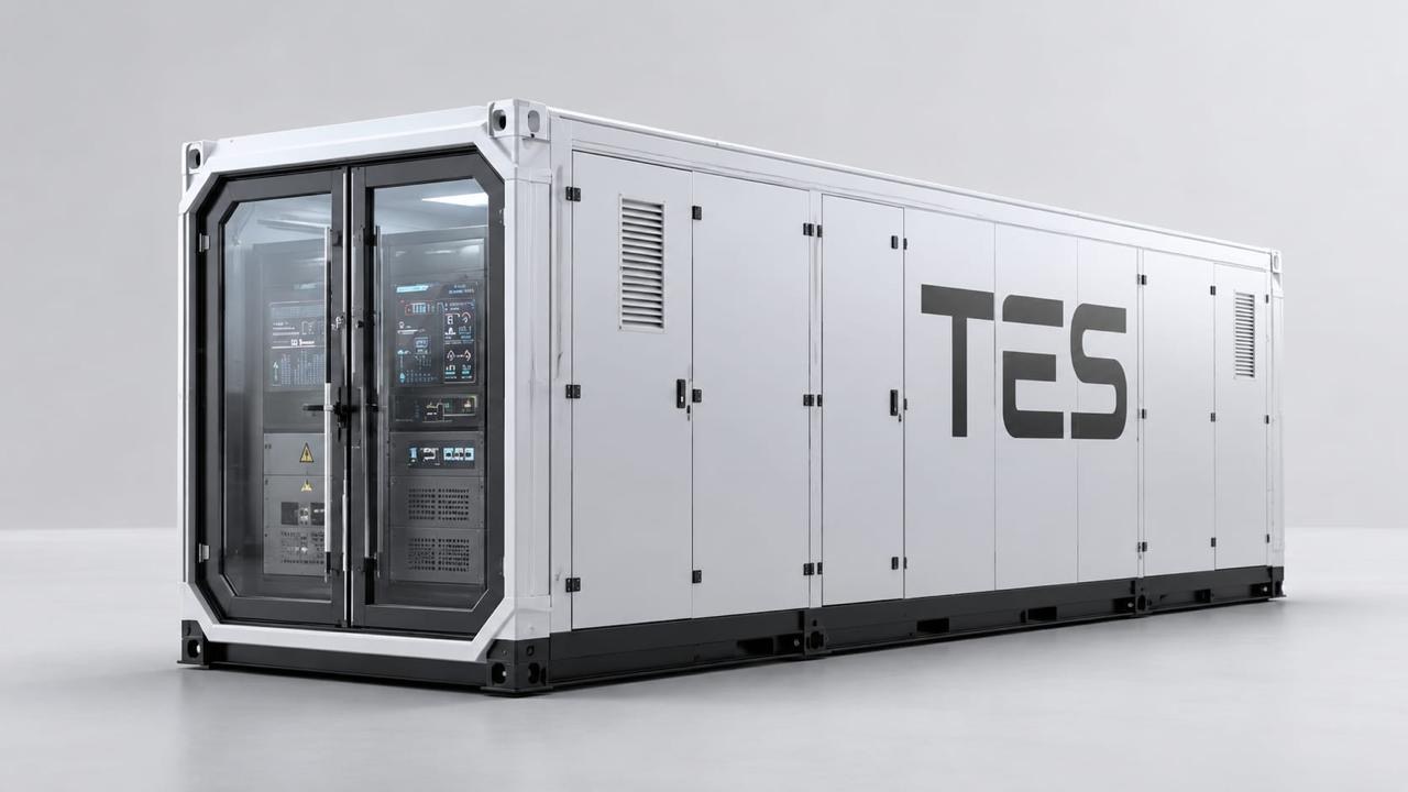 Standard TES Model — containerized drop-and-go unit